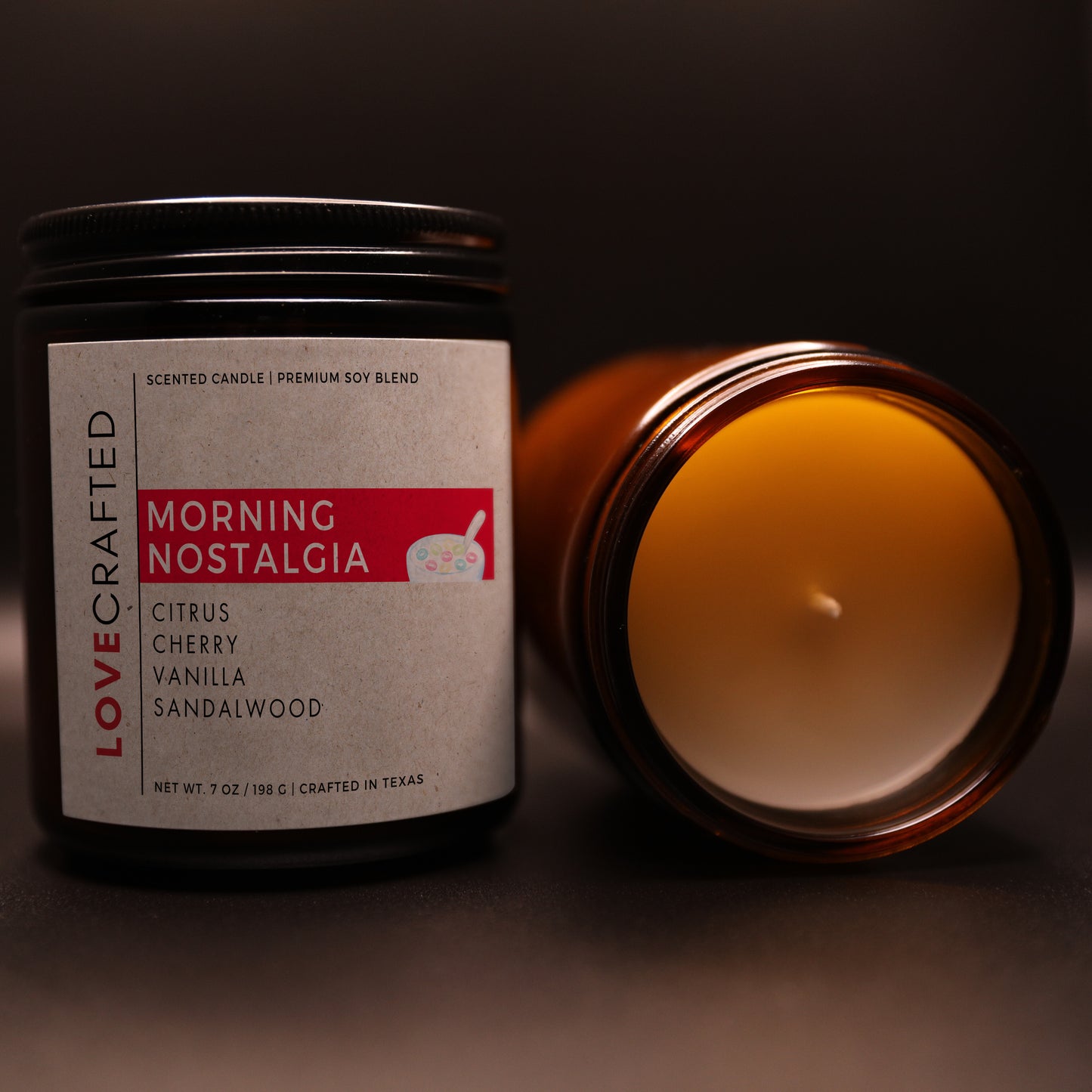 Morning Nostalgia, a Citrus Food and Drink Lovecrafted Candle