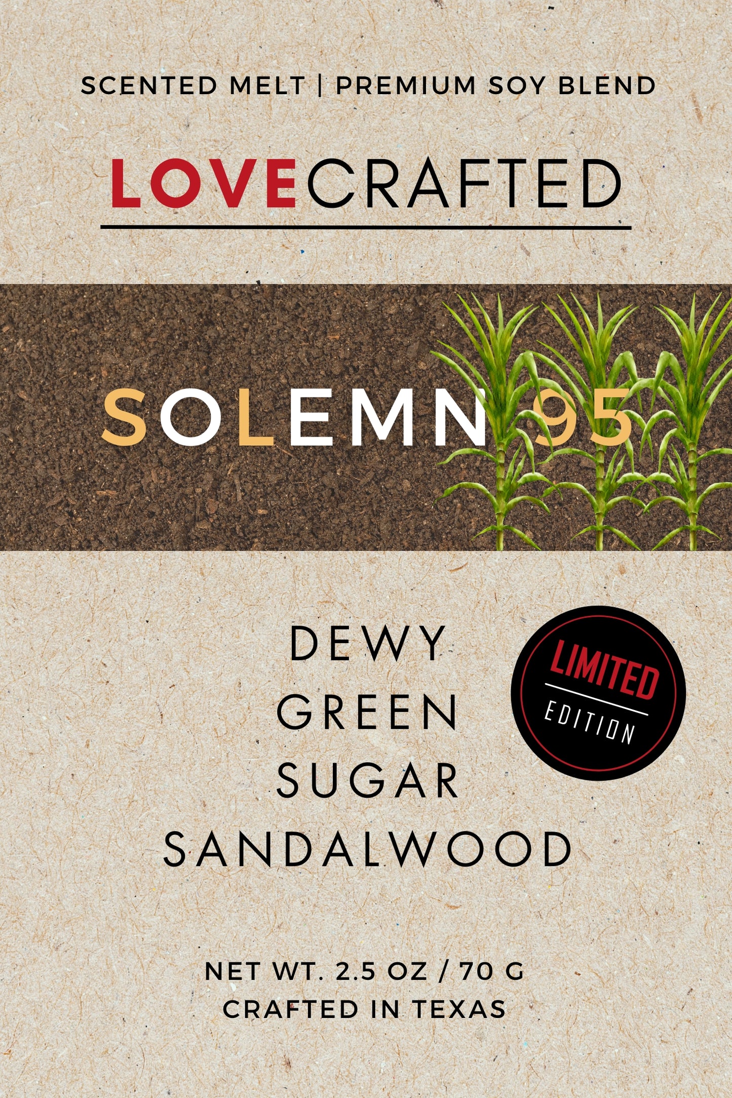 Solemn 95 - Limited Edition Wax Melt