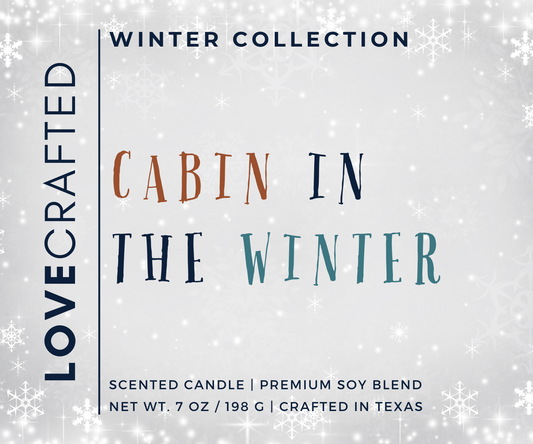 Cabin in the Winter - 7oz Candle