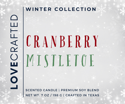 Cranberry Mistletoe - 7oz Candle