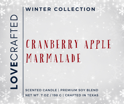 Cranberry Apple Marmalade - 7oz Candle