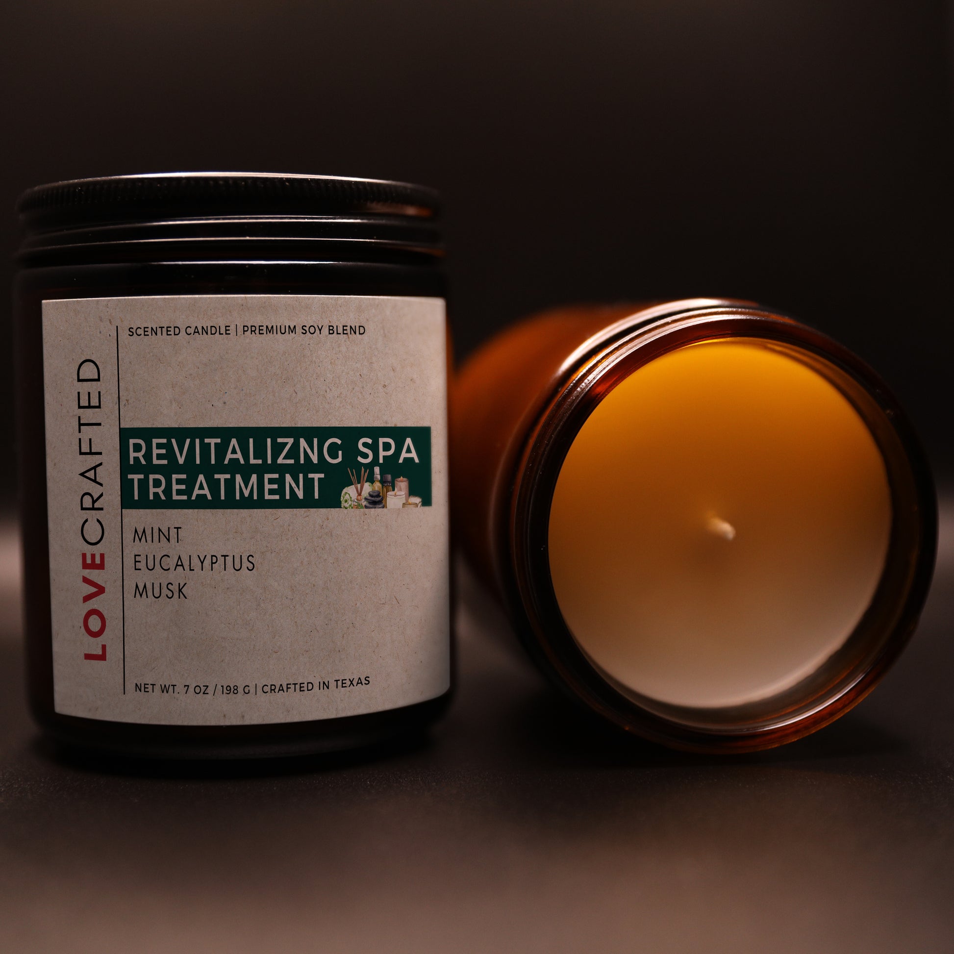 Revitalizing Spa Treatment, a Fresh and Clean Lovecrafted Candle