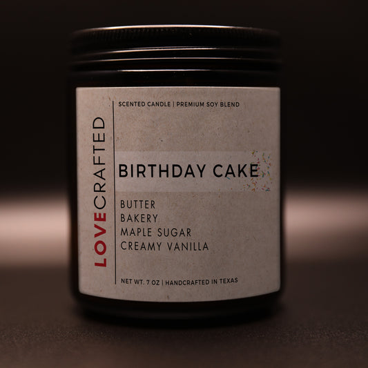 Birthday Cake, a Sweet Food and Drink Bakery Lovecrafted Candle