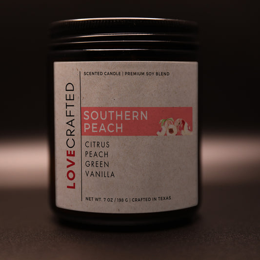 Southern Peach, a Fruity Lovecrafted Candle
