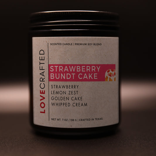 Strawberry Bundt Cake, a Fruity Food and Drink Lovecrafted Candle