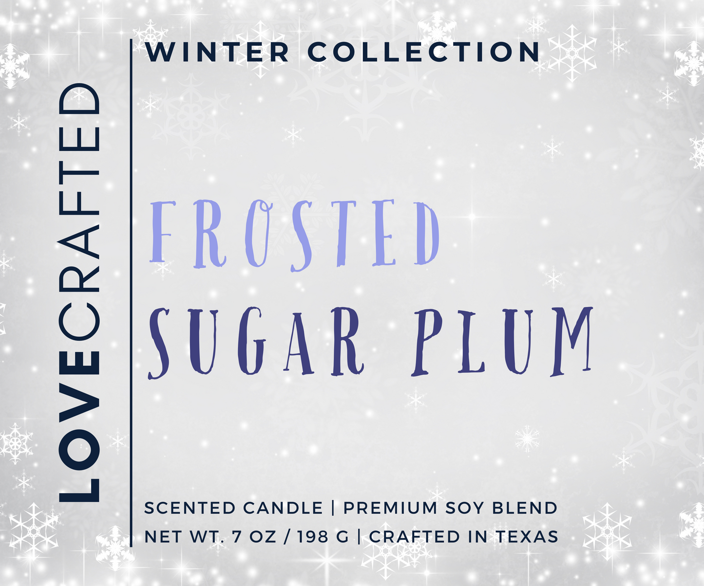 Frosted Sugar Plum - 7oz Candle