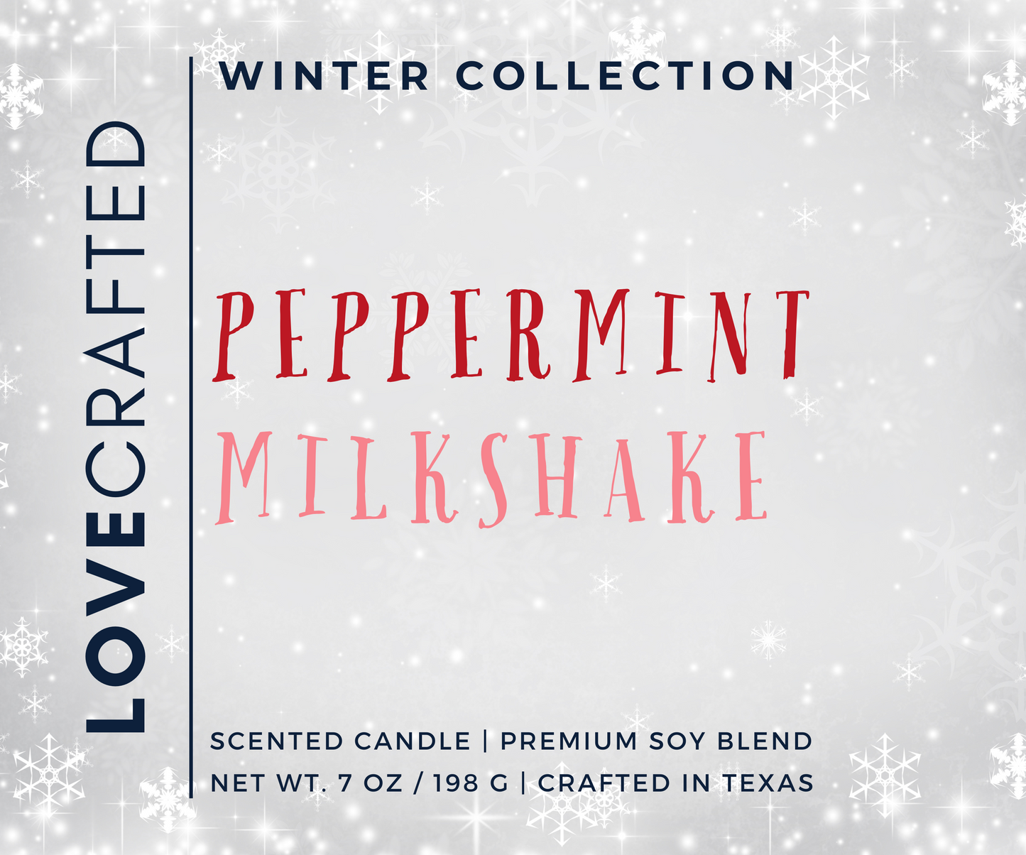 Peppermint Milkshake - 7oz Candle